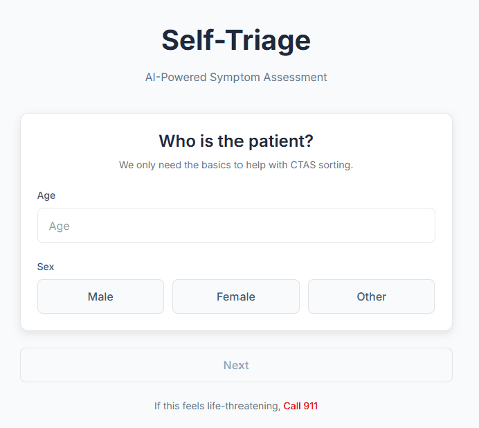 Building a Triage System with IITT and CTAS